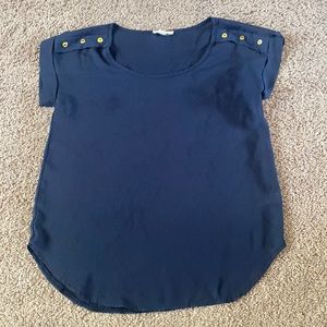 Navy blue blouse